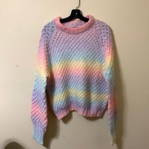 Colorful Knit Sweater